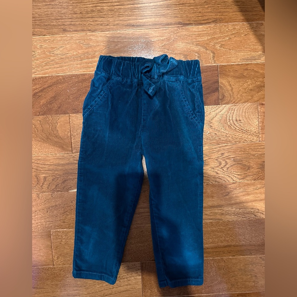 Adorable Navy Corduroy Pants for Toddlers - 24M